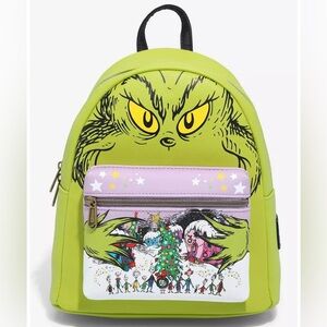 🎄Loungefly How The Grinch Stole Christmas Whoville mini backpack🎄